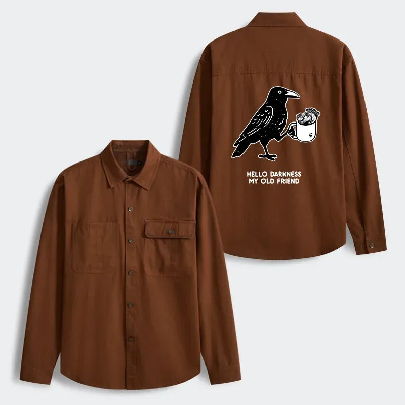 Black Coffee Crow Jacket Casual Wear