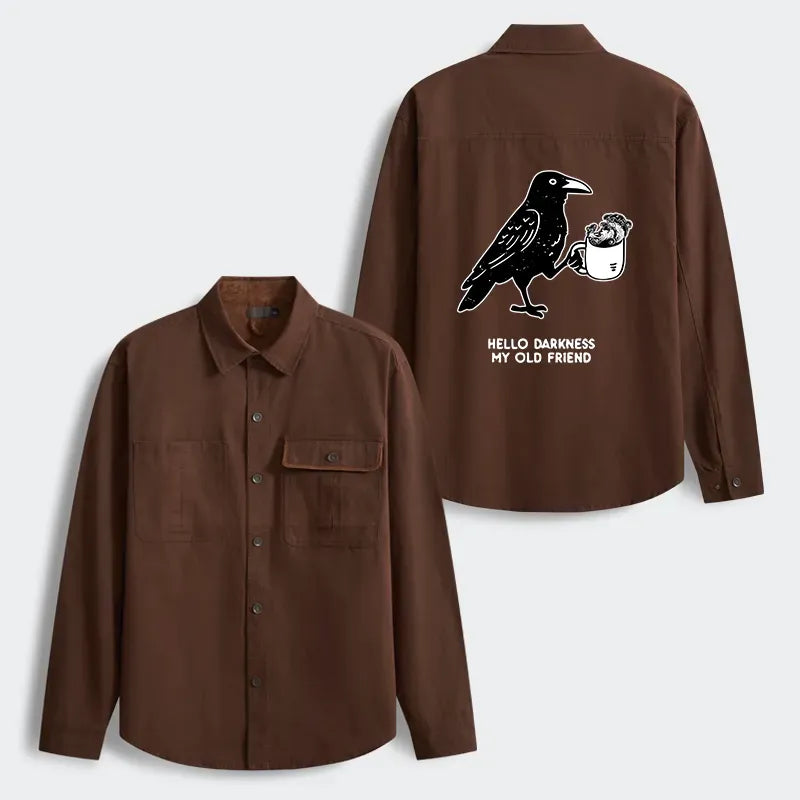 Funny Crow Corduroy Jacket for Men