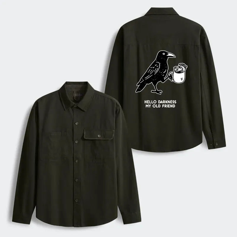 Black Coffee Crow Jacket Casual Wear