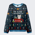 Kyoto-Lion Schr?dinger's Christmas: The Quantum Cat Christmas Ugly Sweatshirt