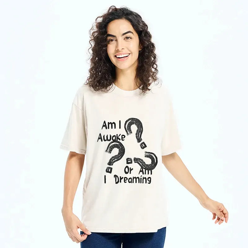 Kyoto-Lion Mind Blown Awake Or Dreaming Washed T-Shirt