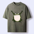 Japanese Ukiyoe Funny Frog T-Shirt