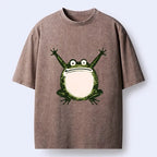 Japanese Ukiyoe Funny Frog T-Shirt