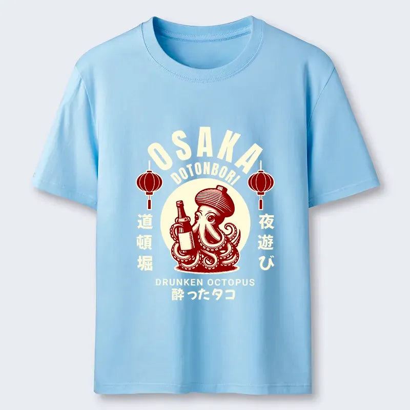Kyoto-Lion Retro Osaka Octopus Classic T-Shirt