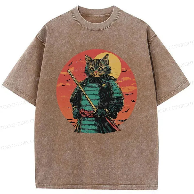 Unisex Kyoto-Lion Cat T-Shirt for Streetwear