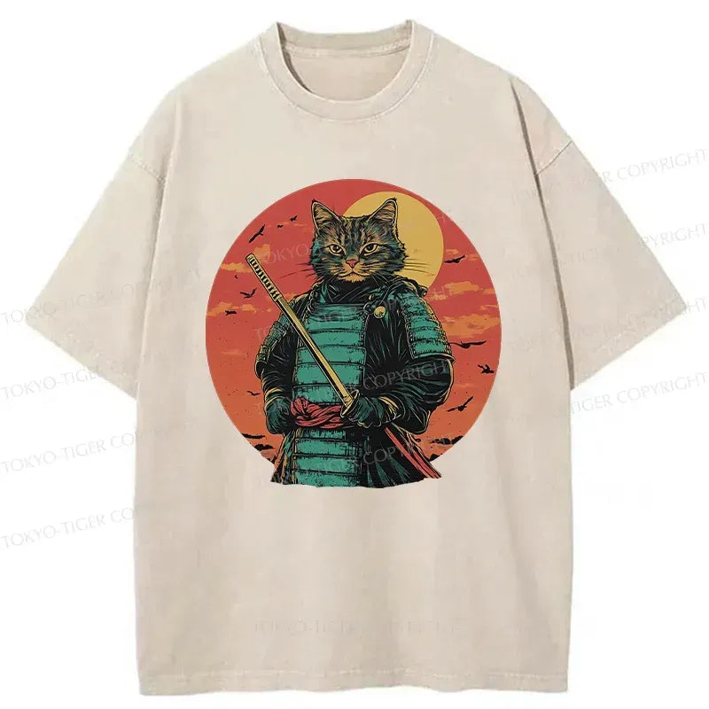 Unisex Kyoto-Lion Cat T-Shirt for Streetwear
