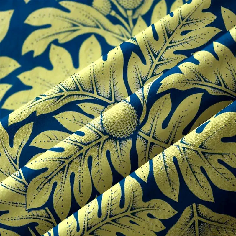 Kyoto-Lion Exotic Botanical Button-up Shirt