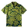 japanese botanical button up shirt for vacation