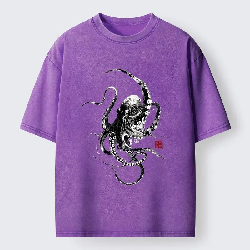 vintage Japanese art t-shirt for men