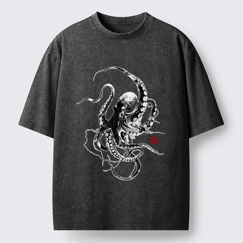 traditional ukiyo-e washed tee trendy