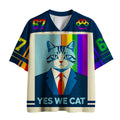 Japanese streetwear mesh jersey for summer