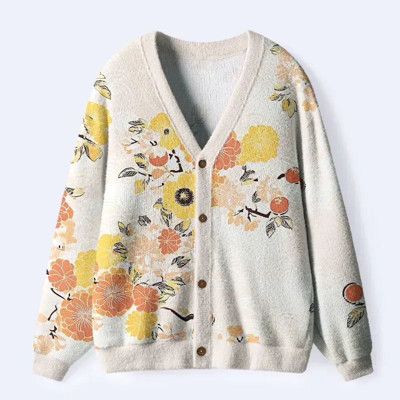 Fruitful Flower Cardigan Gift Idea for Her