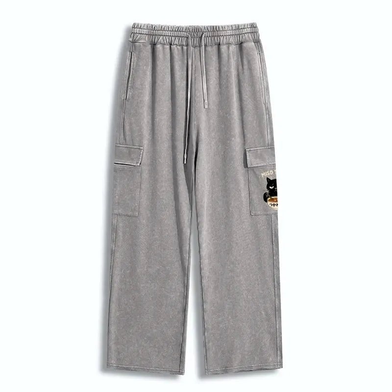 Kyoto-Lion I¡¯m So Tired Washed Utility Sweatpants