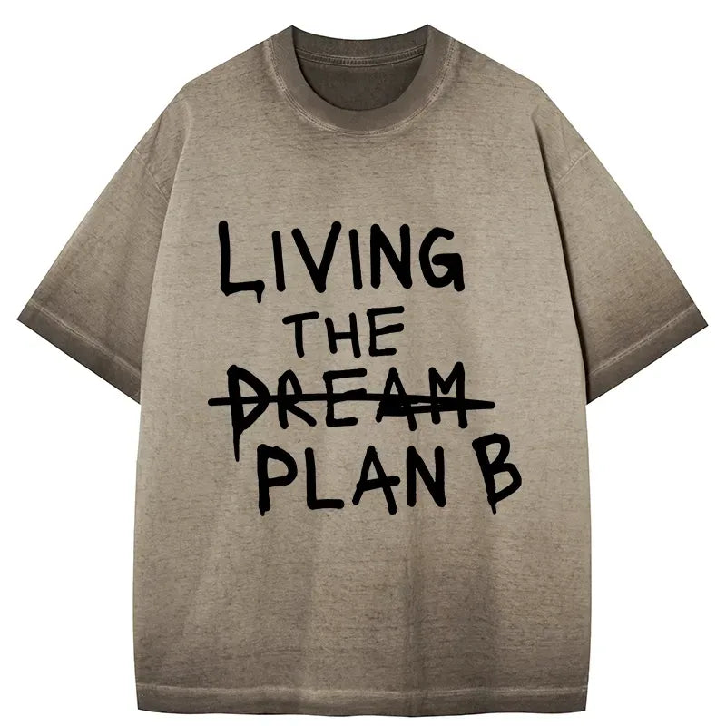 Kyoto-Lion Implement Plan B Gradient Washed T-Shirt