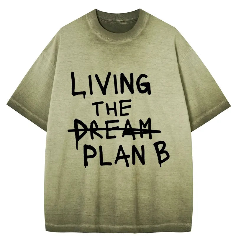 Japanese Gradient Washed T-Shirt for Everyday