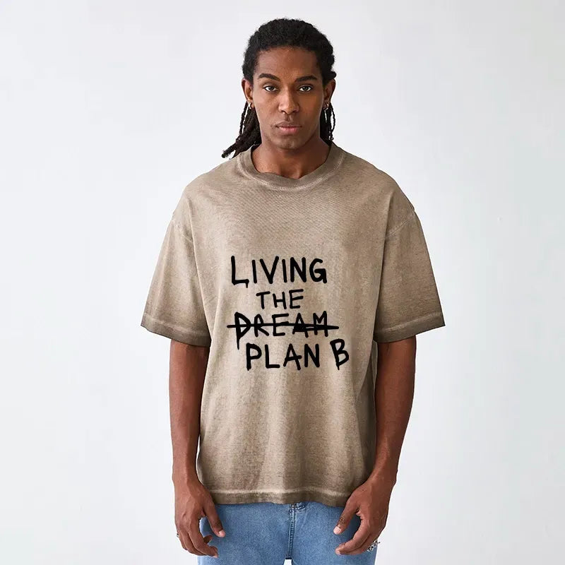 Kyoto-Lion Implement Plan B Gradient Washed T-Shirt