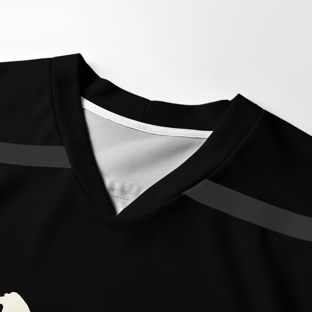 Kyoto-Lion Ink Art Challenge Kanji Long-Sleeve Hockey Jersey