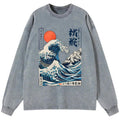 Kyoto Lion Ocean Waves Tee