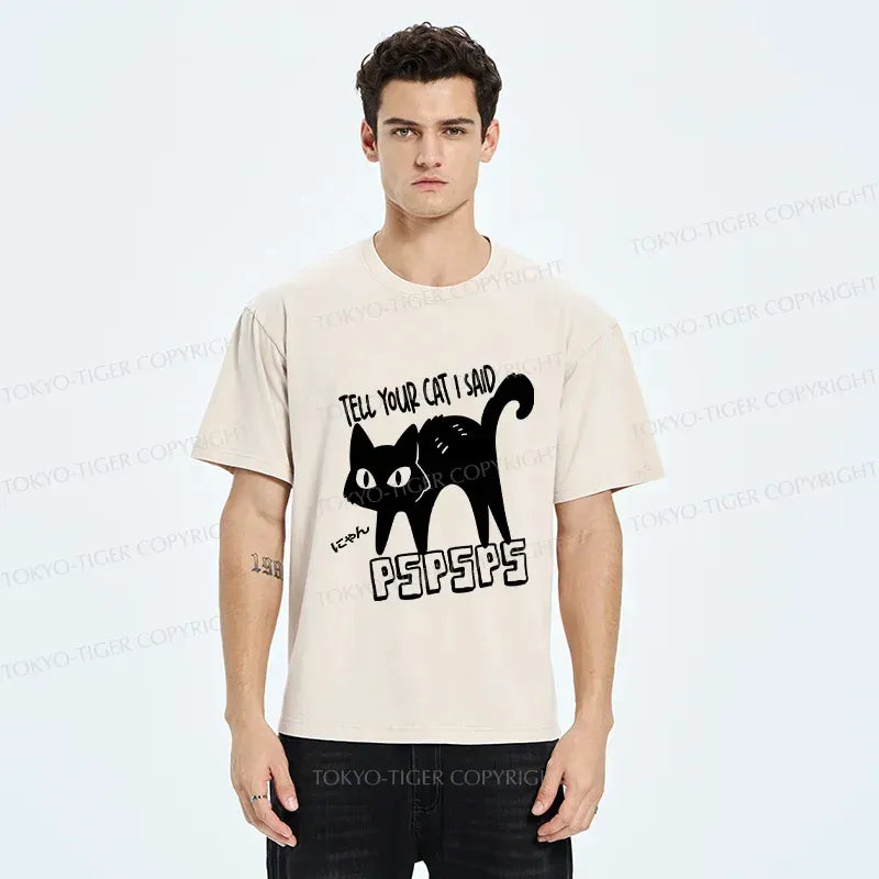 soft unisex cat tee for daily casual wear
