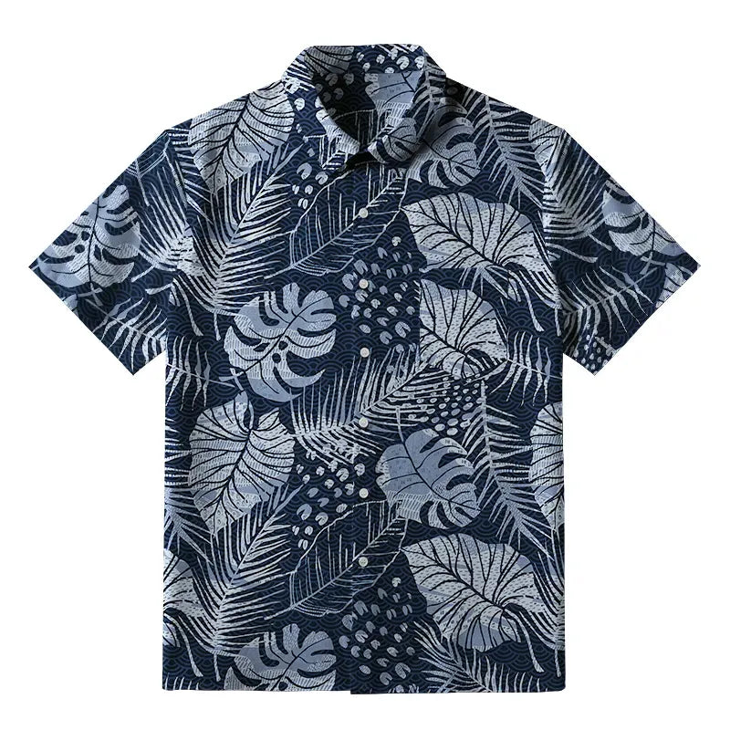 Japanese button-up shirt for vacation