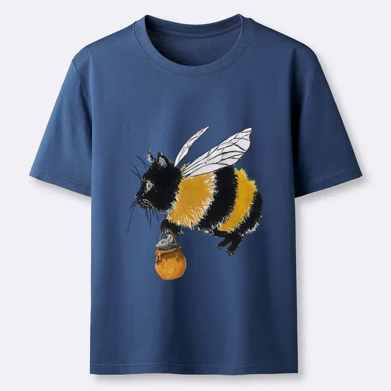 Kyoto-Lion Catbee Funny Classic T-Shirt