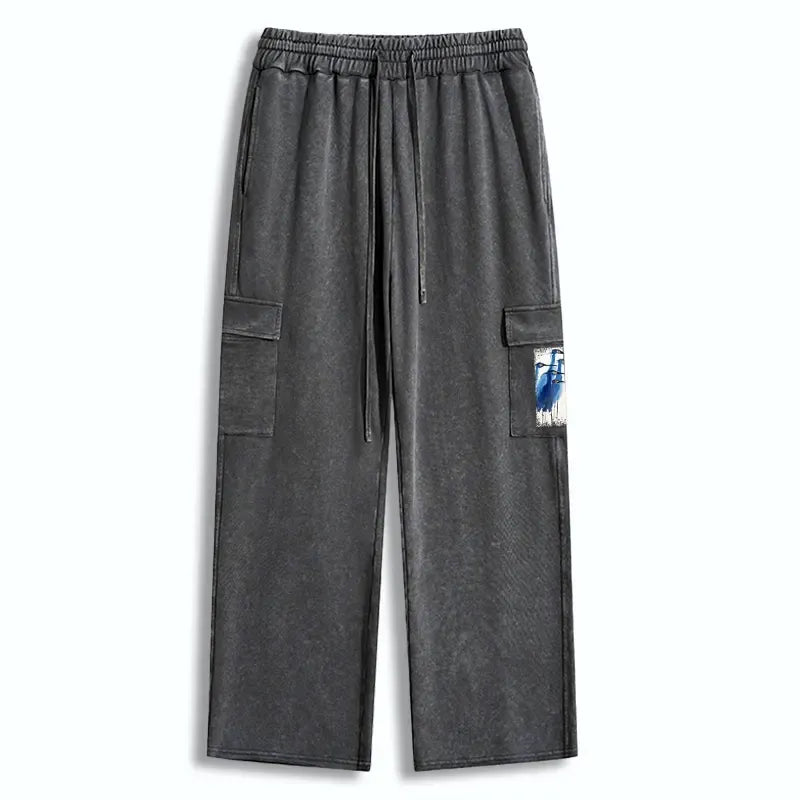 washed utility sweatpants unisex everyday