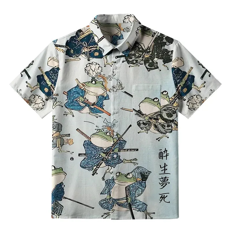 Comfortable Unisex Japanese Shirt for Daily Wear