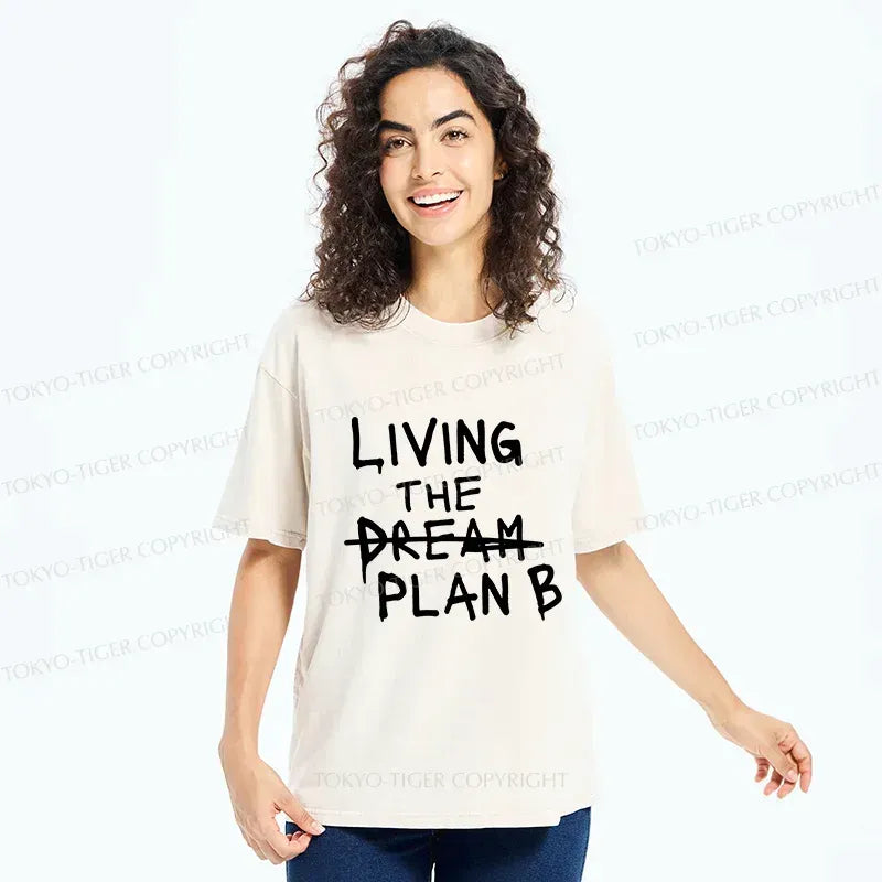 Kyoto-Lion Implement Plan B Washed T-Shirt