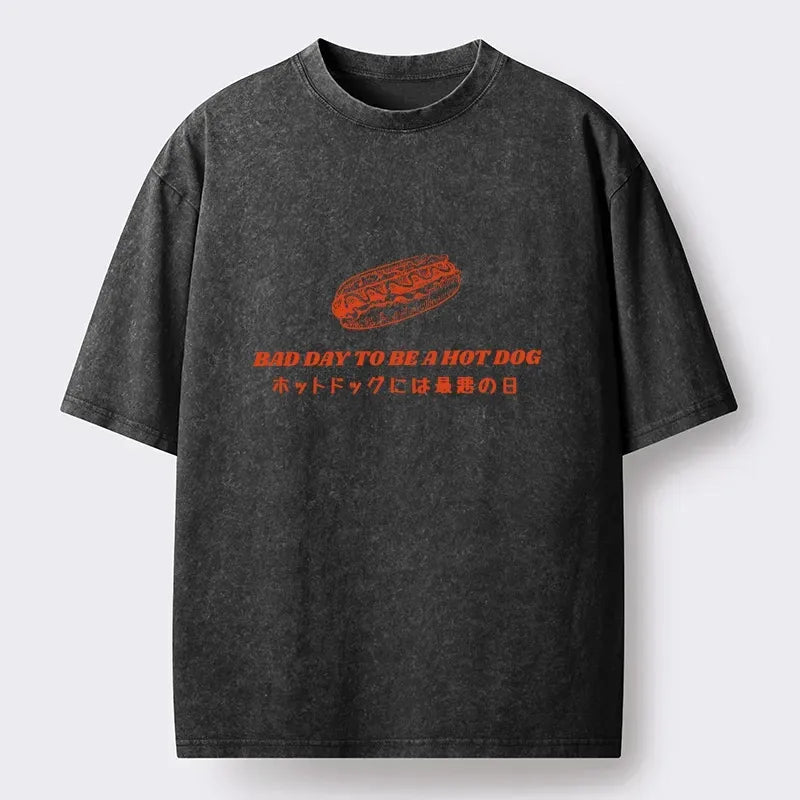 Vintage Japanese Hot Dog Humor T-Shirt