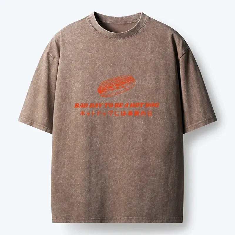 Washed Retro Unisex Tee for Daily Wear