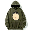 Kyoto-Lion Grumpy Frog Japanese Washed Hoodie