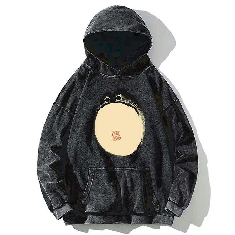 Japanese Washed Hoodie for Daily Wear