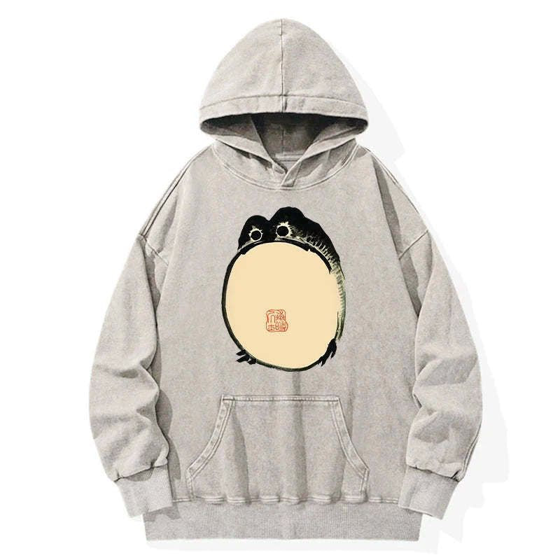 Japanese Washed Hoodie for Daily Wear