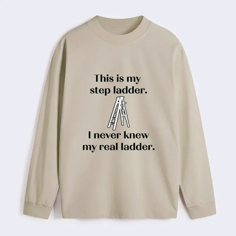 funny unisex cotton long sleeve shirt for streetwear