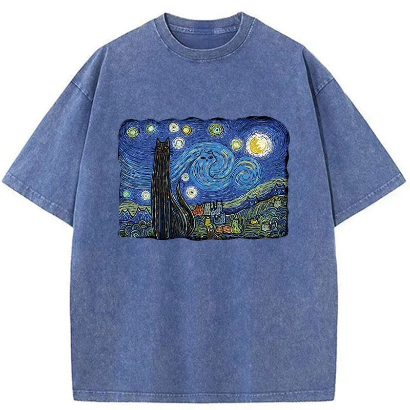 washed unisex t-shirt for streetwear