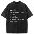Unisex Washed T-Shirt for Streetwear