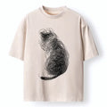 Washed unisex t-shirt for streetwear