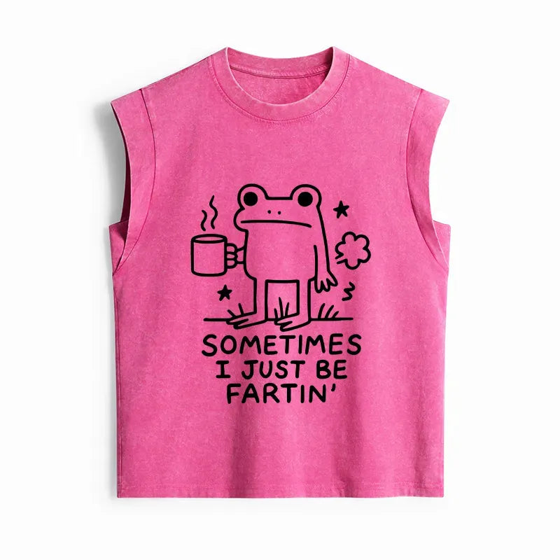 Womens Washed Tank Top for Summer