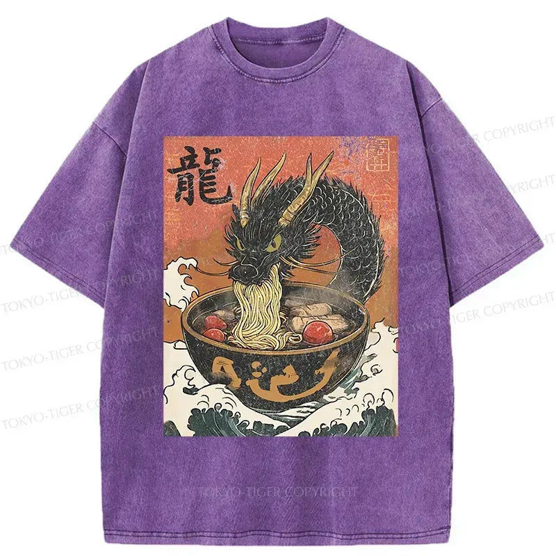 Japanese Dragon Ramen T-Shirt for Gift