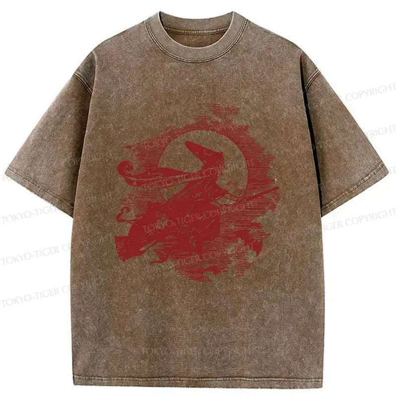 Vintage Woodcut T-Shirt for Summer