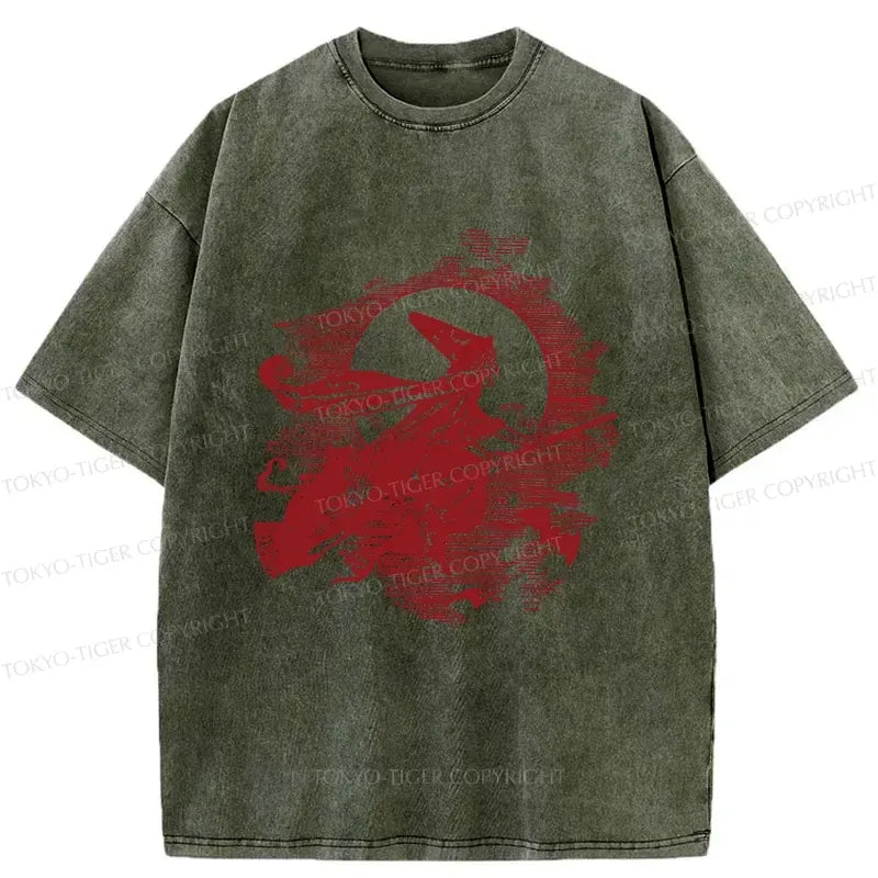 Vintage Woodcut T-Shirt for Summer