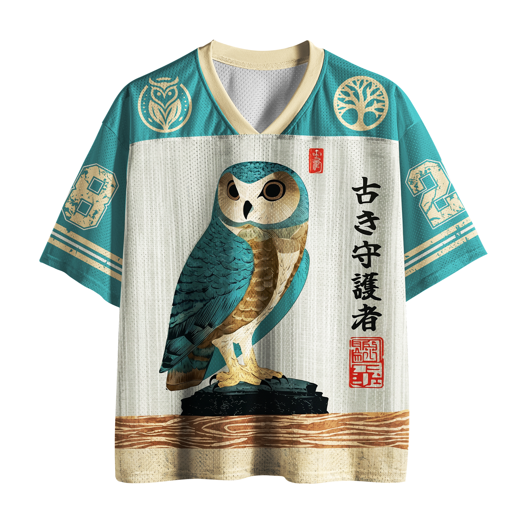 Mystic Owl Mesh Jersey for Sports