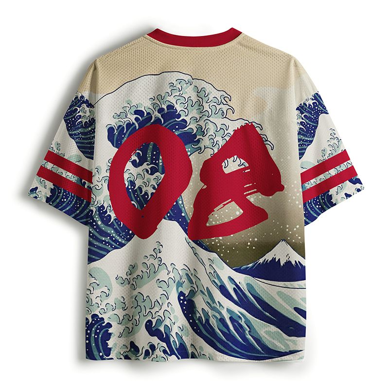 Japanese Wave Mesh Jersey Summer