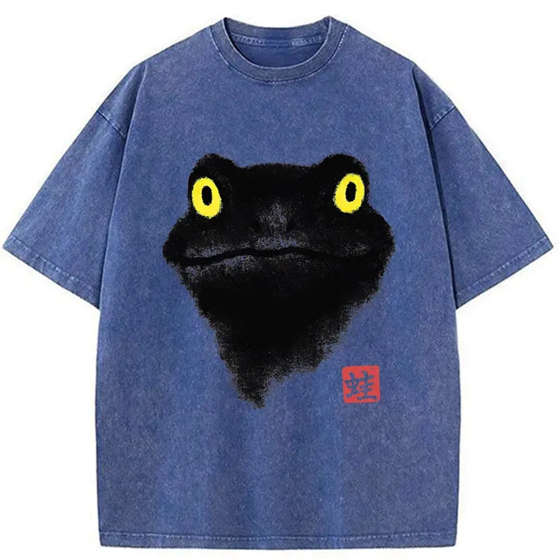 washed unisex cotton tee for daily wear