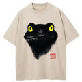 Kyoto-Lion Ink Painting Of A Frog Washed T-Shirt