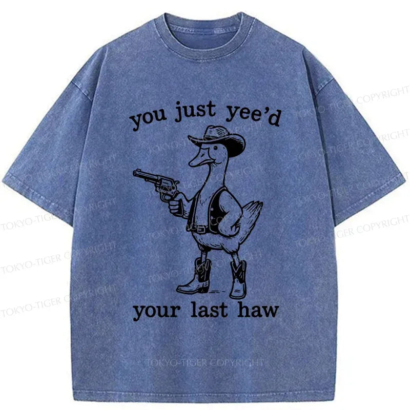 Japanese Washed T-Shirt for Daily Wear