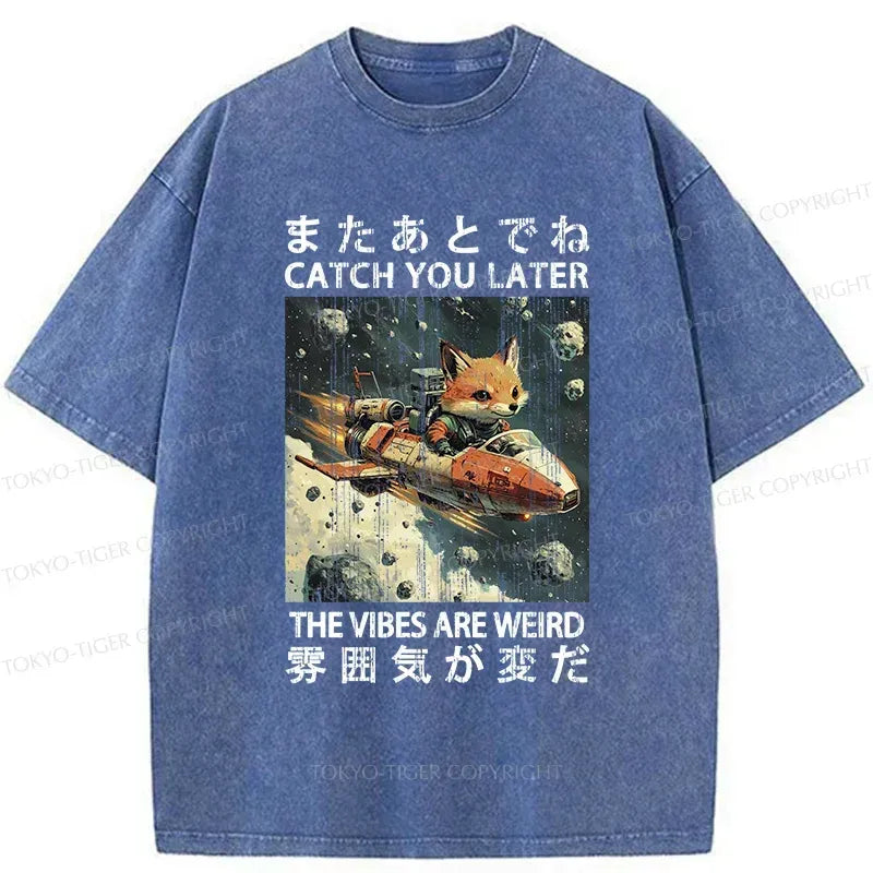 Kyoto-Lion Fox T-Shirt for Daily Wear