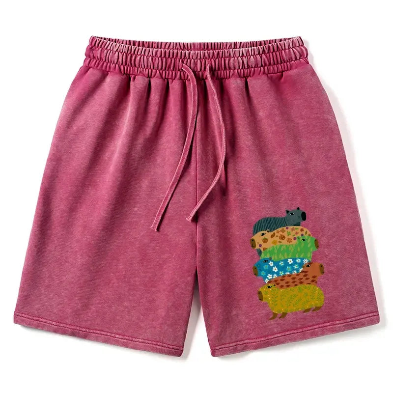 Kyoto-Lion Capybara Shorts Best Seller for Everyday