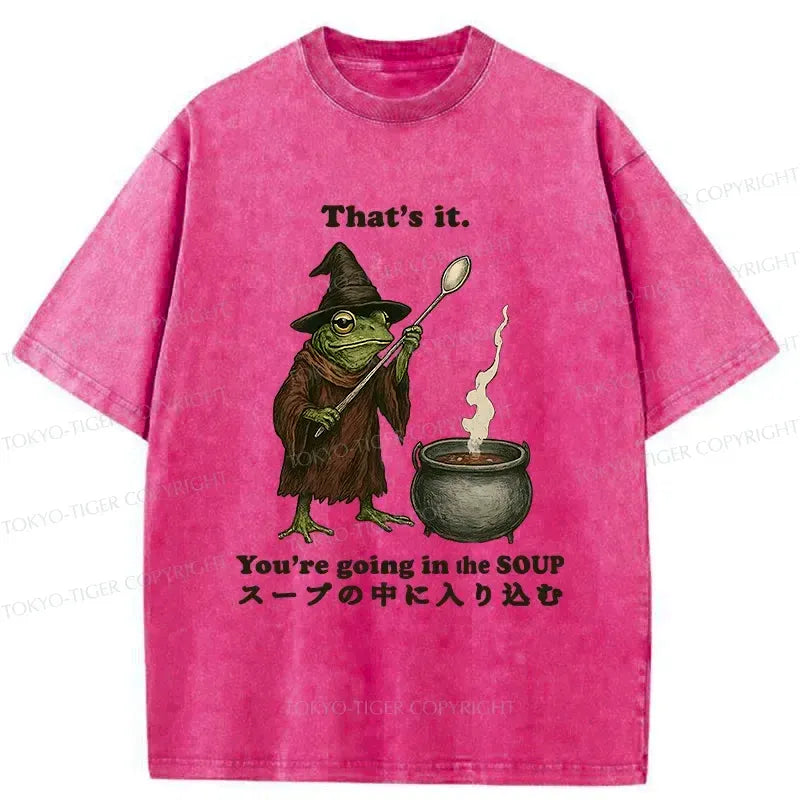 Japanese Vintage Style Funny Frog T-Shirt