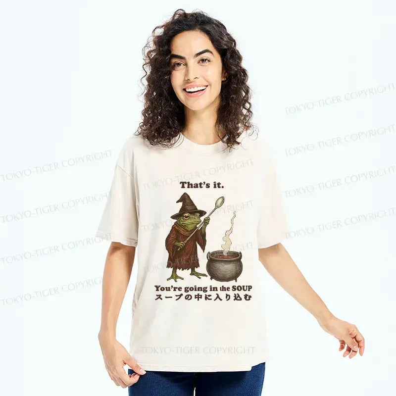 Kyoto-Lion Funny Frog T-Shirt for Gift Idea
